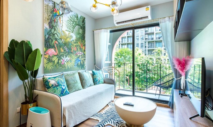 Khao Takiab Apartamento | 2BR Designer's villa at Cicada Huahin