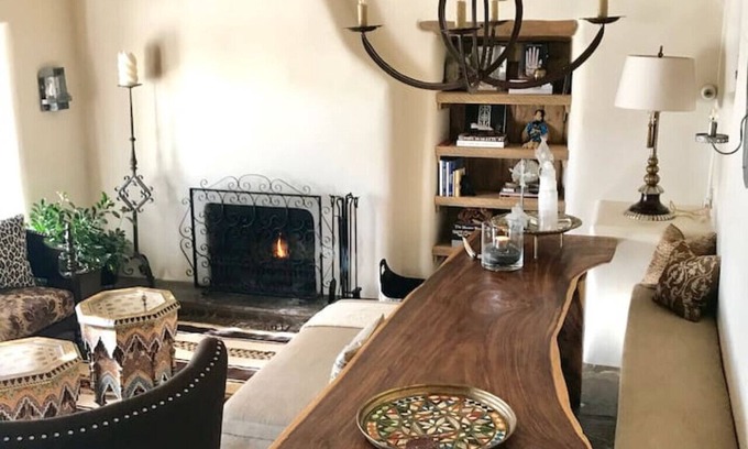 Santa Fe Alquiler De RV | 2br Historic Adobe - 2acr Homestd A/C Exquisite