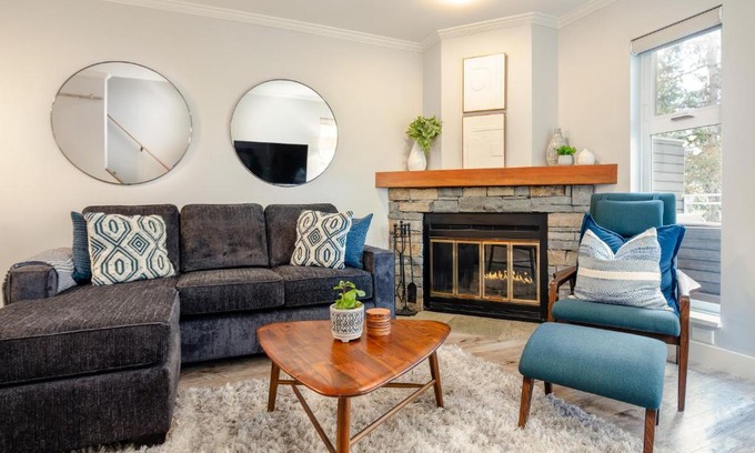 Whistler Creekside Casa | 2BR in Gondola Heights close to Creekside Gondola with Wood Fire and Ski Storage