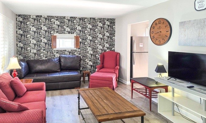 Airport Township Casa | 2BR Retreat with Fire Pit Close To Downtown STL