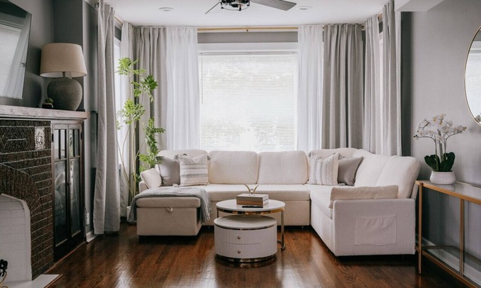 Cragin Apartamento | 2BR Sleeps 7 Coffee Station Backyard w/ Grill