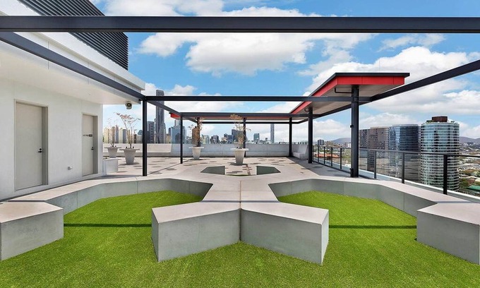 Fortitude Valley Apartamento | 2BR Utopia Fortitude Valley Pool Rooftop King bed