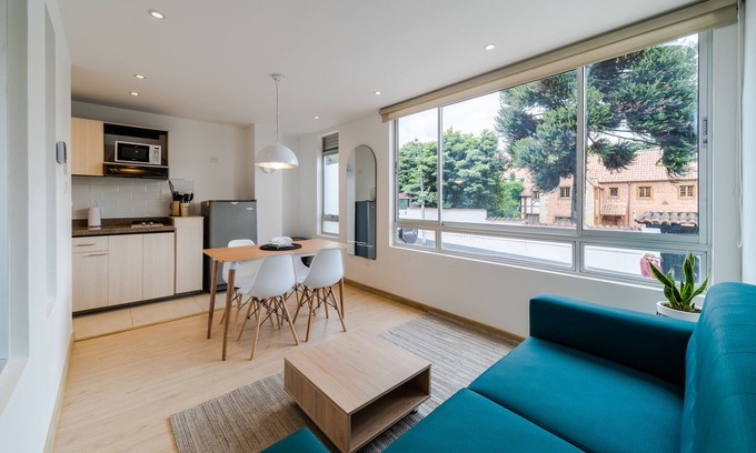 Financial District Apartamento | 2BRR Cozy Apartment in Zona G with Laundry Facilities + Wifi