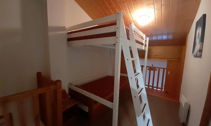 Aussois Apartamento | 2.o piso, balcón, tv, local para esquís, 55m², Aussois