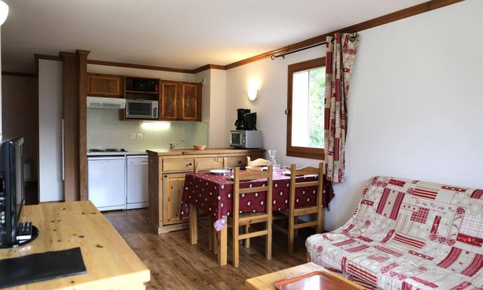 Aussois Apartamento | 2nd floor, view open, balcony, tv, ski locker, 50m², Aussois