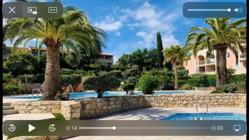 La Croix-Valmer Apartamento | 2P Terrasse vue piscine et jardin tropical La Croix Valmer