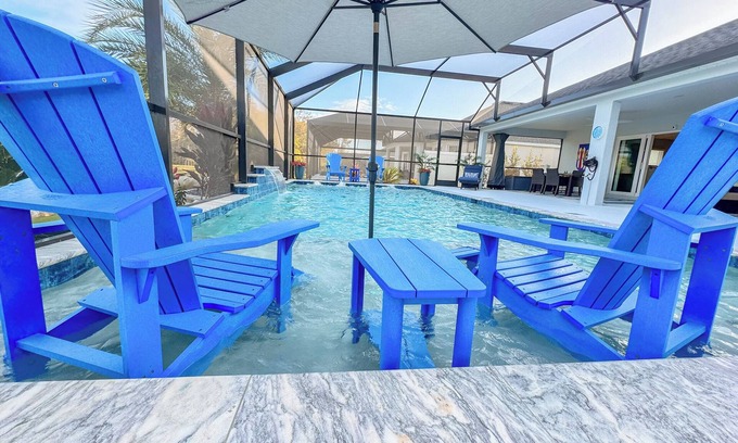 Okahumpka Casa | 3/3 Premier Pool Home in The Village of Lake Denham