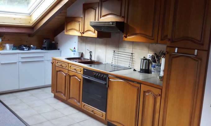 Graechen Apartamento | 3.5 room apartment with south-facing balcony - 80 m² with a view of 4000, quiet area