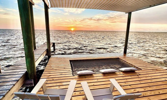 Cape San Blas Casa | 3 Bed/2 Bath North Cape San Blas Bay Front Home with Dock Access!!!