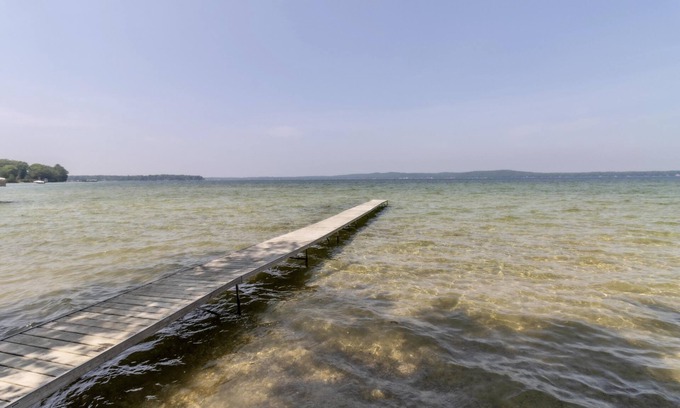 Lake Township Cabina | 3 bedroom 1 bath cabin with private frontage on Platte Lake