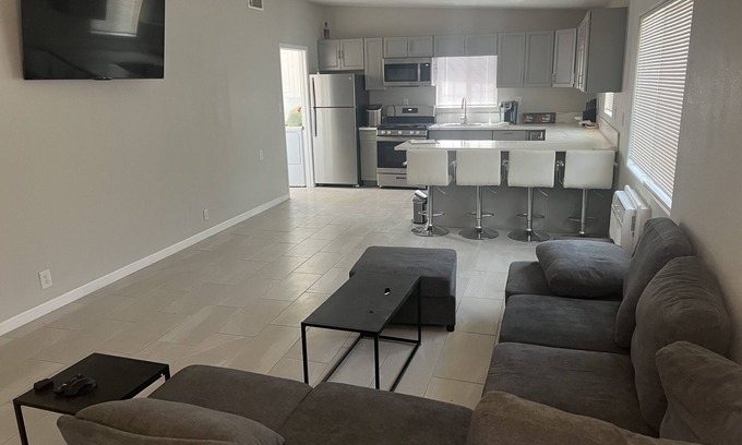 Blythe Casa | 3 bedroom 1 bath house washer & dryer in unit ac tv Newly renovated furnished