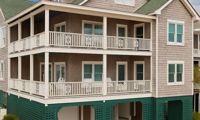 Wrightsville Beach Casa | 3 Bedroom-2 Bath-Sleeps 6-Midlevel Beach Retreat in Wrightsville Beach, NC