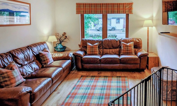 Carrbridge Cabaña | Alojamiento de 3 habitaciones en Carrbridge