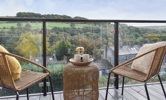 Ripponden Cabaña | Alojamiento de 3 habitaciones en Ripponden