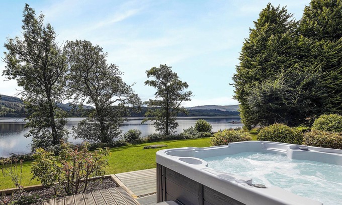 Saddell Cabaña | Alojamiento de 3 habitaciones en Brig o&rsquo;Turk, near Callander