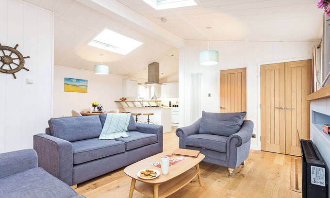 Ryde Chalet De Esquí | Alojamiento de 3 habitaciones en Wootton Bridge, Nr Cowes