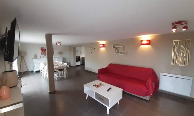 Pouillon Apartamento | 3-bedroom apartment in the countryside with swimming pool