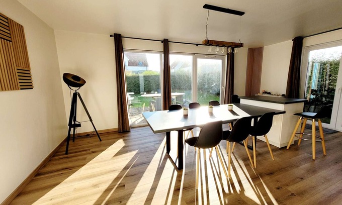 Wimereux Villa | Casa 3 habitaciones jardín aparcamiento cerca playa, WIFI, mascotas bienvenidas