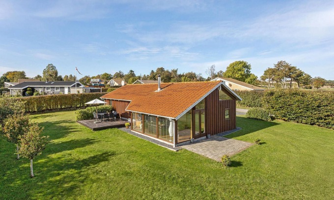 Øer Strand Casa | Bonita casa en Ebeltoft con sauna
