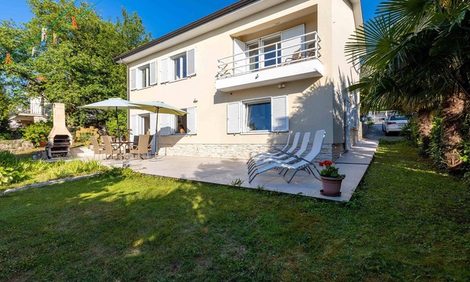 Milcetici Casa | Hermosa casa en Malinska con WiFi