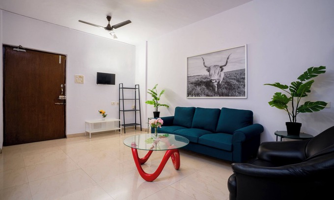 Navi Mumbai Casa | 3 BHK apartment, Sea Facing with Kitchen and living.