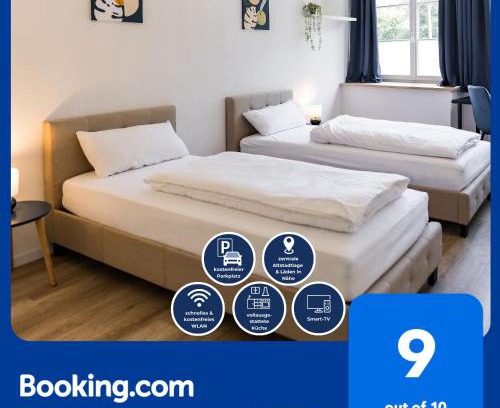 Schwaebisch Hall Apartamento | 3 BR Altstadtwohnung mit Parkplatz, tolle Lage in Schwäbisch Hall, bis 8 Personen