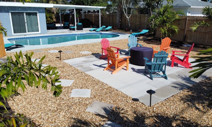 Pinellas Point Casa | 3 BR Florida Oasis | Pool Home | Fire Pit | Beaches | Pets OK