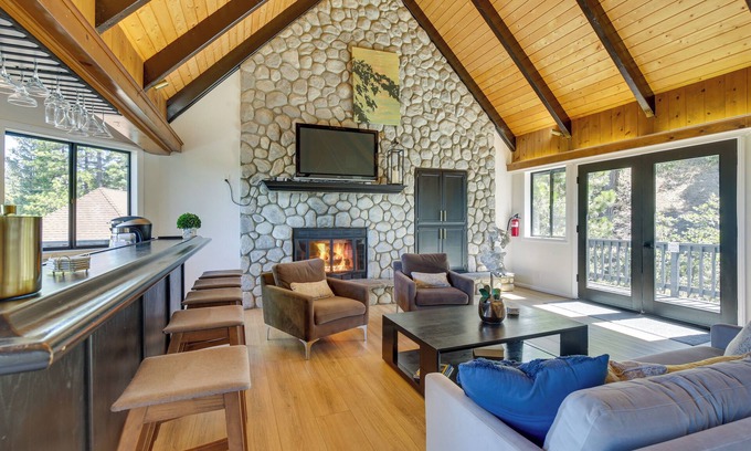 Lake Arrowhead Casa | 3 Decks, Game Room + Views: Lake Arrowhead Home!
