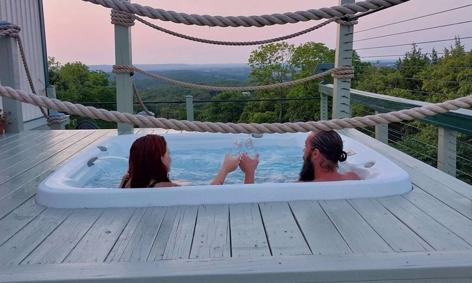 Eureka Springs Casa | Villa de Lujo con Piscina Privada y Vistas a la Montaña