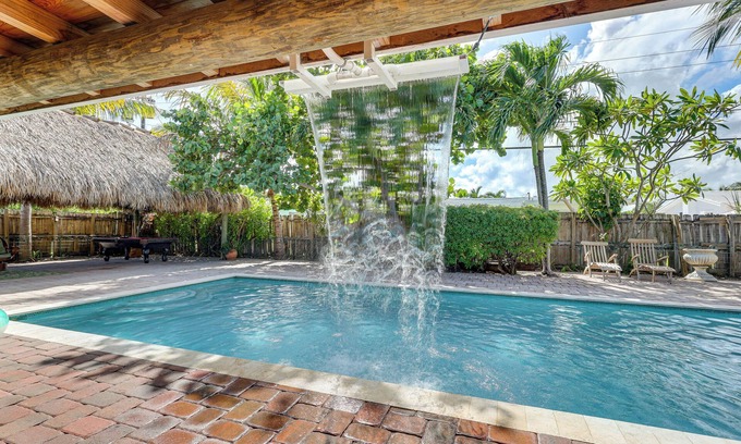 Deerfield Beach Cabaña | 3 Mi to Deerfield Beach! Home w/ Poolside Oasis!