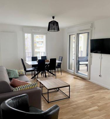 Asnieres-sur-Seine Apartamento | 3 pièces tout neuf de haut standing à 10mn de Paris avec terrasse vue Sacré Coeur