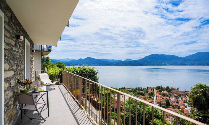 Cannero Riviera Apartamento | 3-room apartment with balcony and two bathrooms