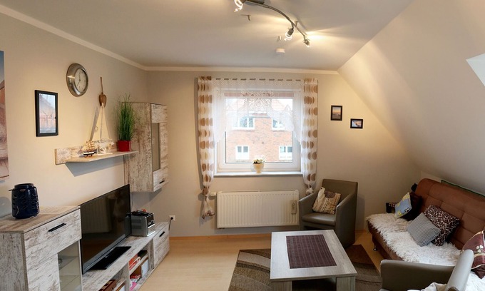Warwerort Apartamento | Apartamento de 3 habitaciones confort para 4 personas WiFi ropa de cama toallas en Büsum
