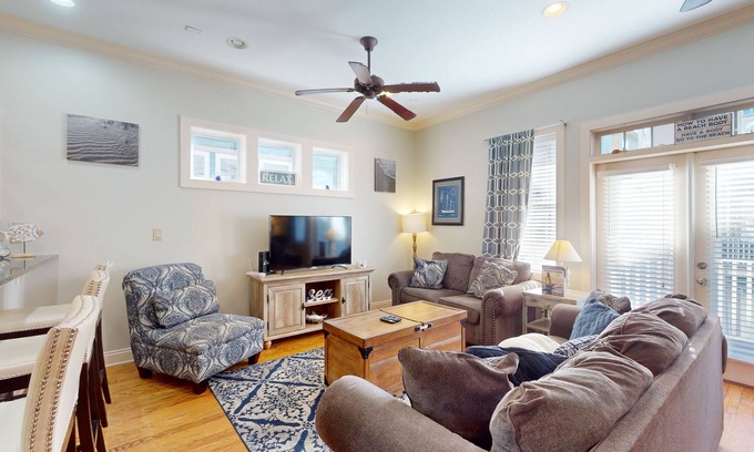 Crescent Beach Casa | 3-story, dog-friendly home with pool & balcony - walk to beach