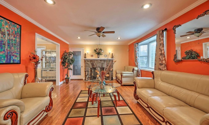 Lochearn Casa | 3-Story Home: Deck 7 Mi to Downtown Baltimore