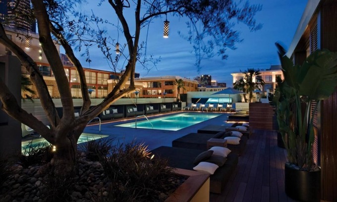 Gaslamp Quarter Hotel | 3 Studio 2 Queen Beds at Hard Rock Hotel San Diego, Rooftop Pool!