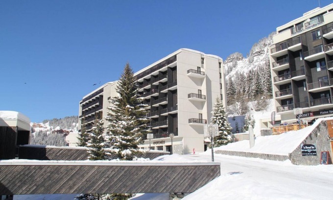 Flaine Apartamento | 300m del centro estación, 3.o piso, balcón, tv, local para esquís, 25m², Flaine