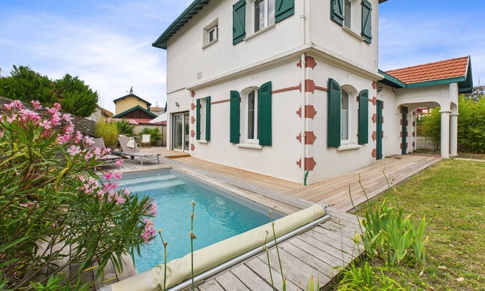 Lanton Casa | A 300m de la playa, casa para 7 con piscina