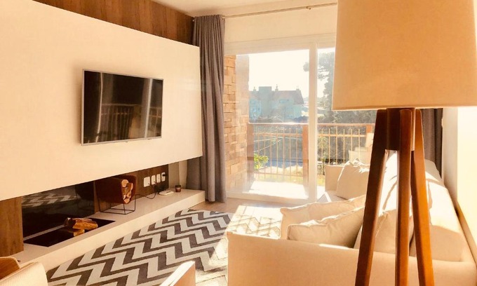 Carniel Apartamento | 302|4|COND.LUXO EM GRAMADO| RES. CASA DE PEDRA|