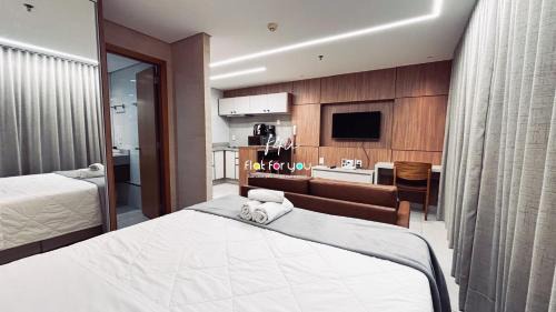 Jardim Goias Apartamento | #3107# Flat Studio no Brookfield Tower –Jd Goiás