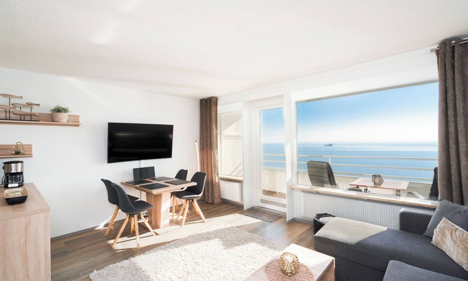 Sierksdorf Apartamento | 347 /Wonderful sea view in 1st row on the Baltic Sea beach