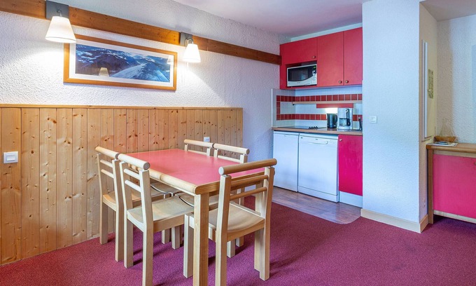 Plagne 1800 Apartamento | Apartamento 34m² Plagne 1800 con Parking y Se admiten mascotas