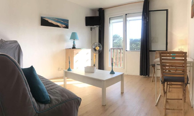 Mimizan Apartamento | CLASE 1 * - 350 metros de playas y bosques - Cozy Studio 2/3 pers. MIMIZAN BEACH