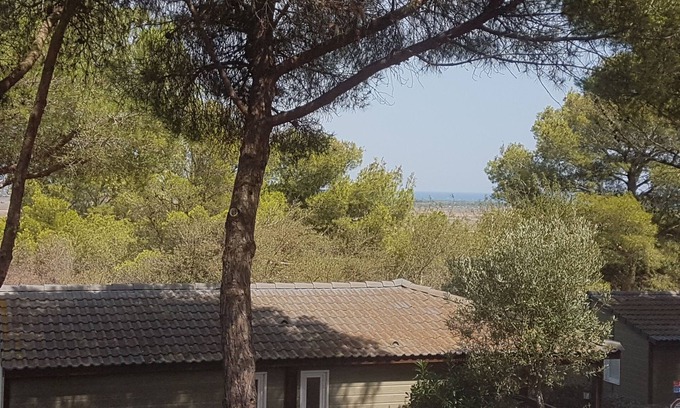 Agde Chalet De Esquí | 35m2 air-conditioned 2-bedroom chalet with lovely view, near Cap d'Agde beaches