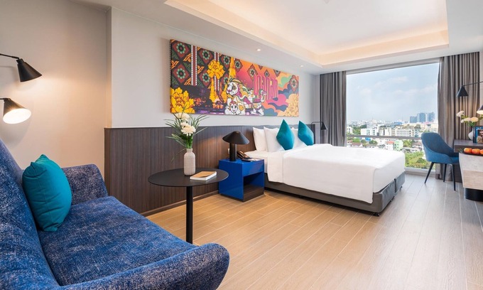 Wat Sam Phraya Casa | 35sqm Maitria Hotel Rama 9 Bangkok Grand Deluxe Room Garden View