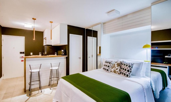 Vila Buarque Apartamento | 360 Suítes Vibe República - Apartamentos mobiliados