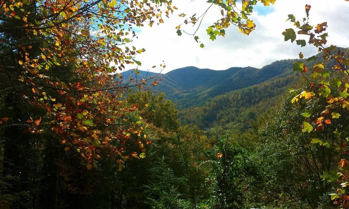 Waynesville Casa | 3BD / 3BA Magníficas vistas de la montaña de bálsamo
