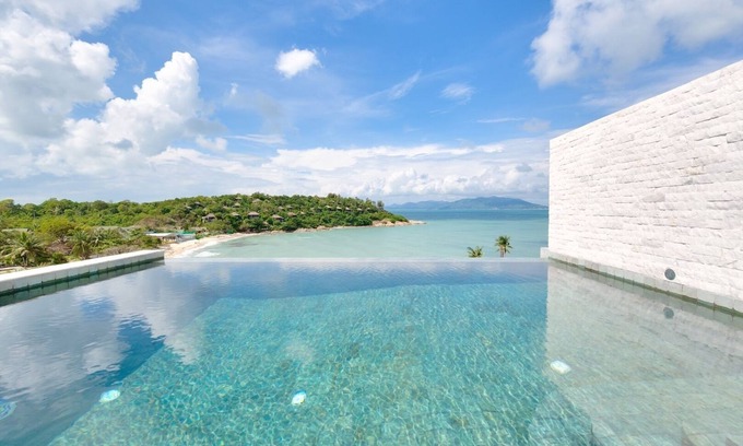 Moo 5 Villa | Hermosa villa de 3 dormitorios con vista al mar, piscina privada, a 5 minutos a pie de la playa