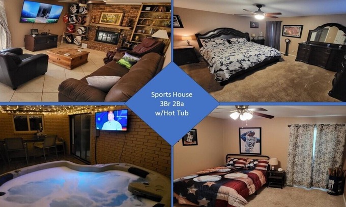 Enid Casa | 3Br 2 Ba Sports House w/ Hottub