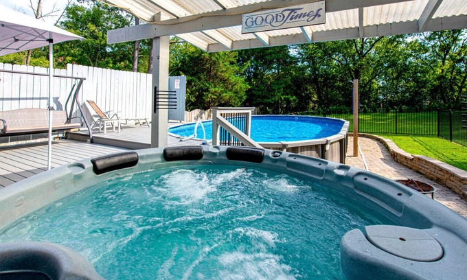 McAlpine Casa | 3BR Charlotte Escape: Pool, Hot Tub & Theater